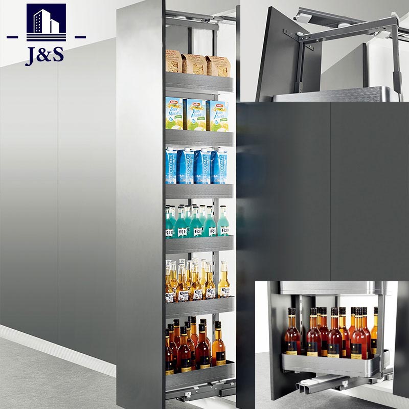 Ali je Soft Close Revolving Tall Unit Pull Out Pantry Organizator idealna rešitev za optimizacijo kuhinjskega shranjevanja?