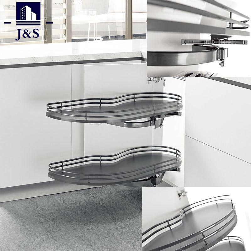 Ali revolving kuhinjske omare čarobne kotne košare na novo definirajo učinkovitost kuhinje z majhnim prostorom?