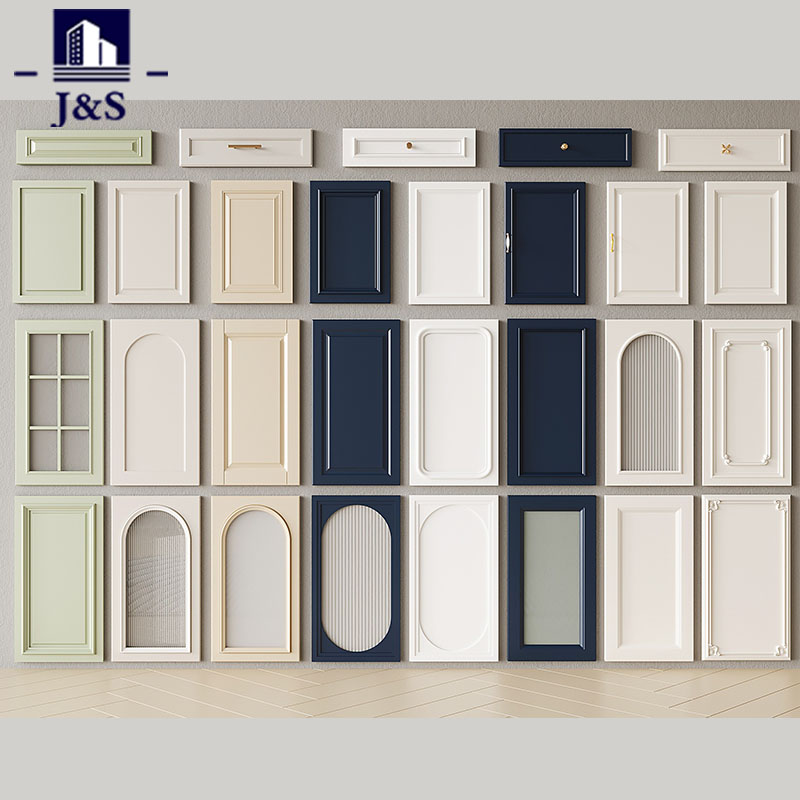 Vroča prodaja Lacquer Vinyl Pvc Melamine PET vrata kuhinje